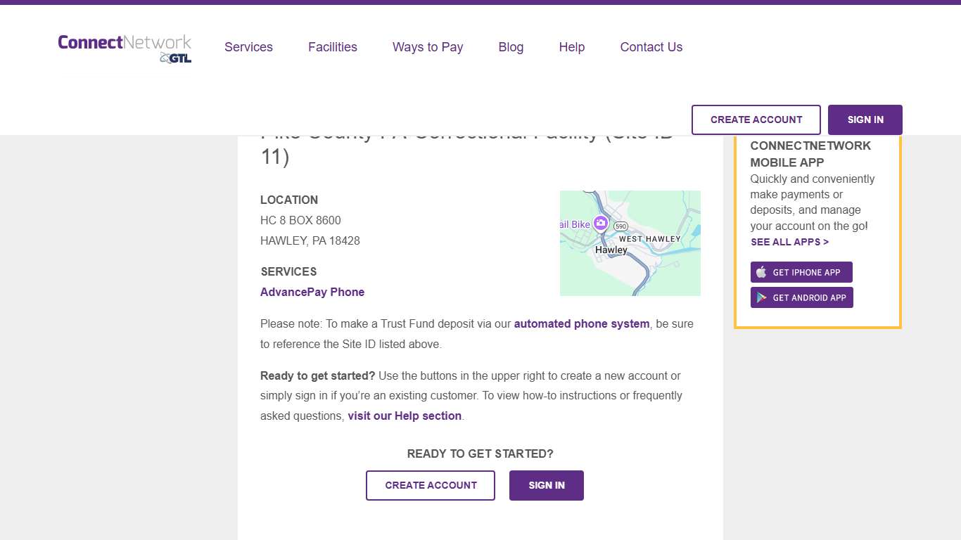 Pike County PA-Correctional Facility | ConnectNetwork